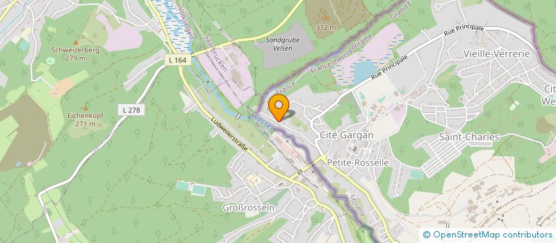 localisation de l'entreprise MONSIEUR ROMAIN GILLENBERG  PETITE-ROSSELLE