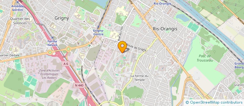 localisation de l'entreprise MONSIEUR ROMAIN GILLET à RIS-ORANGIS