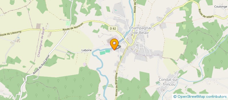 localisation de l'entreprise MONSIEUR ROMAIN GILLOTEAUX  CHAMPAGNAC-DE-BELAIR