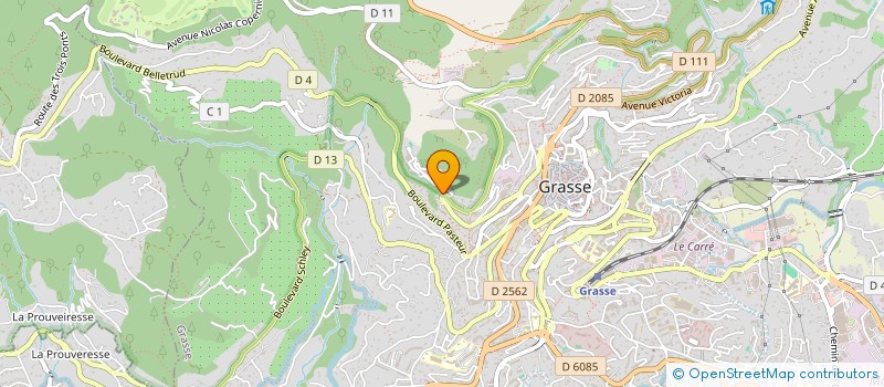 localisation de l'entreprise MONSIEUR ROMAIN GILQUIN  GRASSE