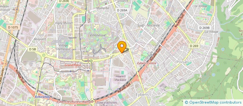 localisation de l'entreprise MONSIEUR ROMAIN GIMBERT  EYBENS