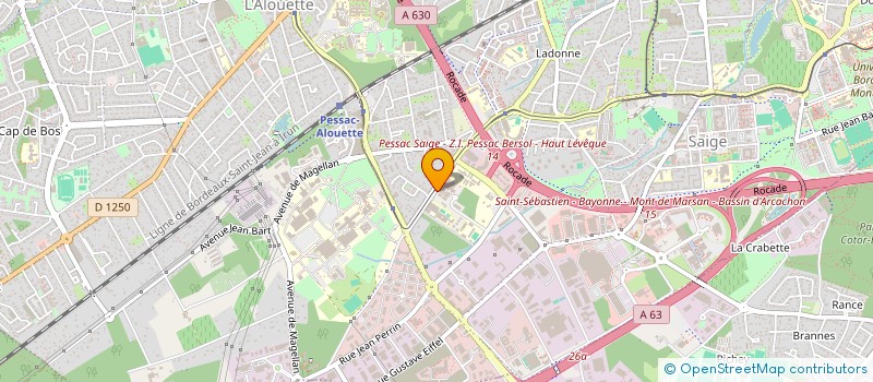 localisation de l'entreprise MONSIEUR ROMAIN GIMENEZ  PESSAC