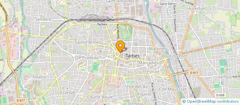 localisation de l'entreprise MONSIEUR ROMAIN GIRAL  TARBES