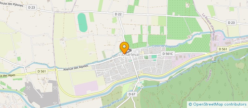 localisation de l'entreprise MONSIEUR ROMAIN GIRARD  CHARLEVAL