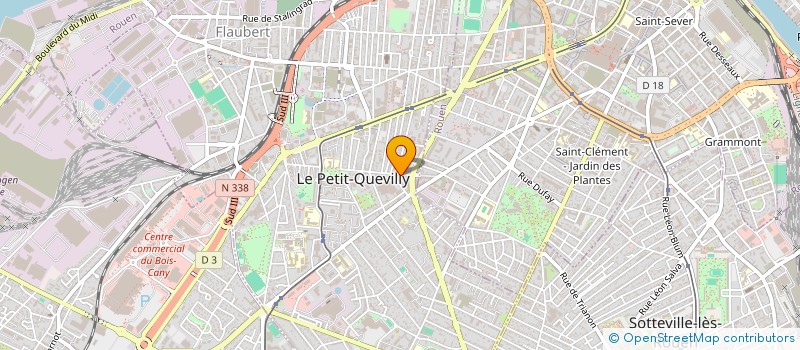 localisation de l'entreprise MONSIEUR ROMAIN GIRARD à LE PETIT-QUEVILLY