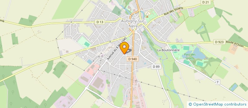 localisation de l'entreprise MONSIEUR ROMAIN GIRARD  AUBIGNY-SUR-NERE