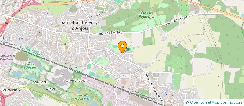 localisation de l'entreprise MONSIEUR ROMAIN GIRARD  SAINT-BARTHELEMY-D'ANJOU