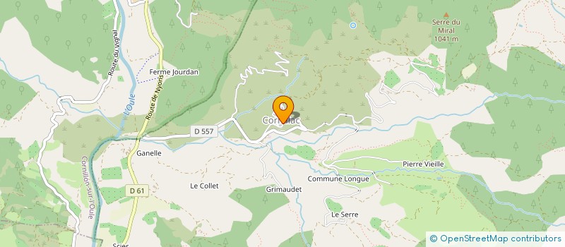 localisation de l'entreprise MONSIEUR ROMAIN GIRARDOT  CORNILLAC