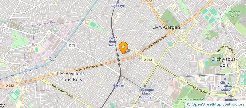 localisation de l'entreprise MONSIEUR ROMAIN GIRAUD  LIVRY-GARGAN