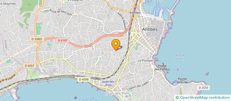 localisation de l'entreprise MONSIEUR ROMAIN GIRAUDEAU  ANTIBES