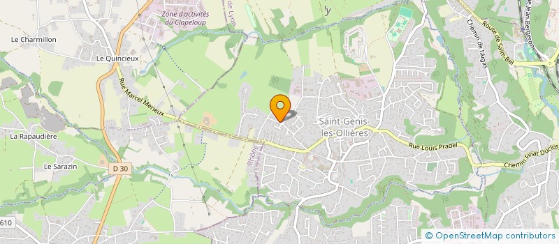 localisation de l'entreprise MONSIEUR ROMAIN GIROT  SAINT-GENIS-LES-OLLIERES