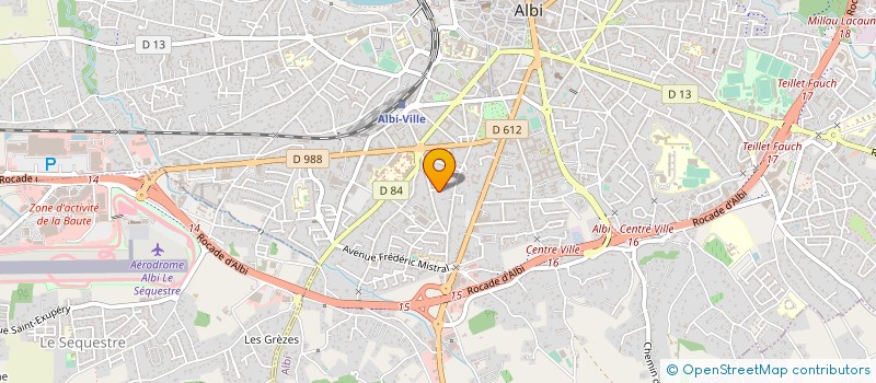 localisation de l'entreprise MONSIEUR ROMAIN GLORIES à ALBI