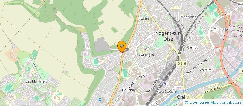 localisation de l'entreprise MONSIEUR ROMAIN GOBERT à NOGENT-SUR-OISE