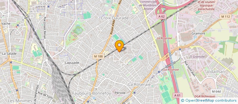 localisation de l'entreprise MONSIEUR ROMAIN GODE à TOULOUSE