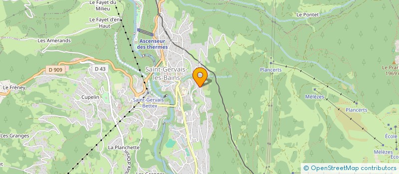 localisation de l'entreprise MONSIEUR ROMAIN GODEFROY  SAINT-GERVAIS-LES-BAINS