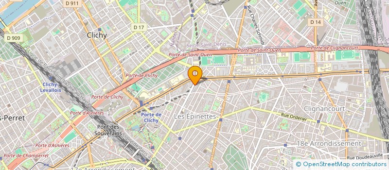 localisation de l'entreprise MONSIEUR ROMAIN GODET  PARIS