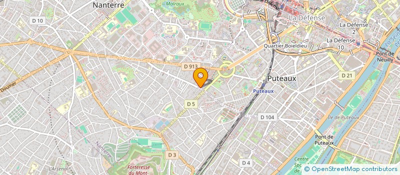 localisation de l'entreprise MONSIEUR ROMAIN GODVIN  PUTEAUX
