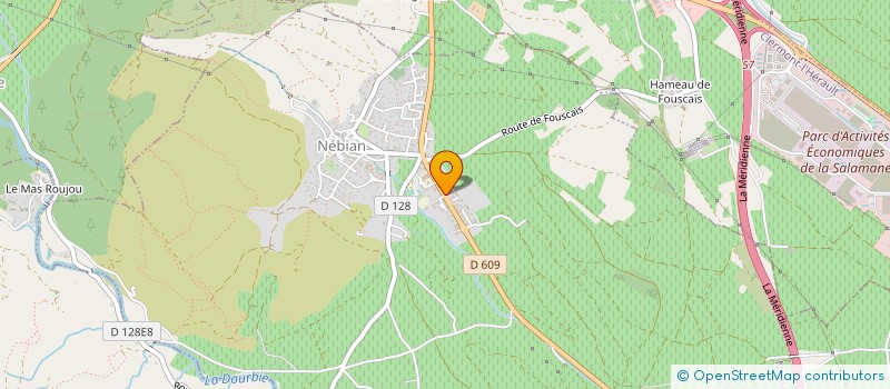 localisation de l'entreprise MONSIEUR ROMAIN GOETZ  PERET