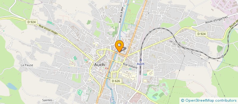 localisation de l'entreprise MONSIEUR ROMAIN GOMEZ  BELLEFONT-LA RAUZE