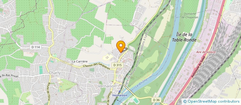 localisation de l'entreprise MONSIEUR ROMAIN GONCALVES  VERNAISON