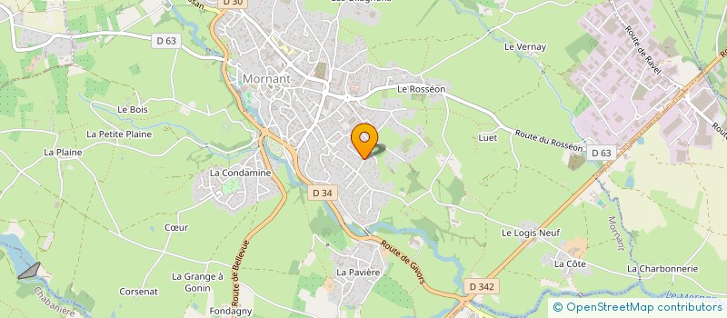 localisation de l'entreprise MONSIEUR ROMAIN GORCE à MORNANT
