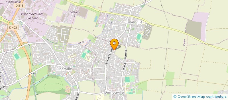 localisation de l'entreprise MONSIEUR ROMAIN GOSSET  DEMOUVILLE