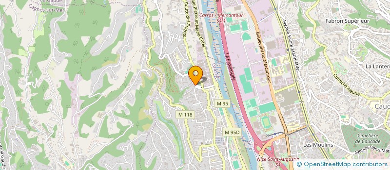 localisation de l'entreprise MONSIEUR ROMAIN GOUHOT à SAINT-LAURENT-DU-VAR