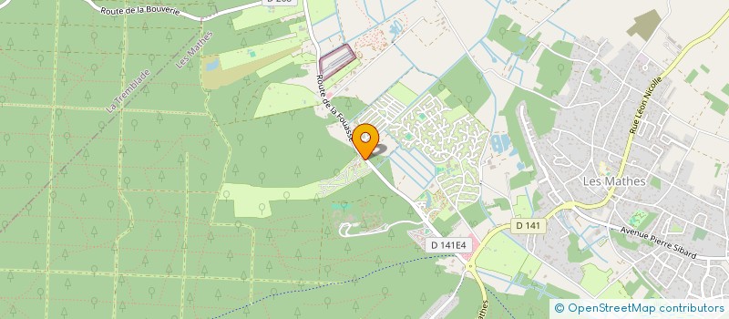 localisation de l'entreprise MONSIEUR ROMAIN GOULU  LES MATHES