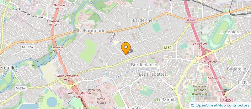 localisation de l'entreprise MONSIEUR ROMAIN GOURNET à TOULOUSE