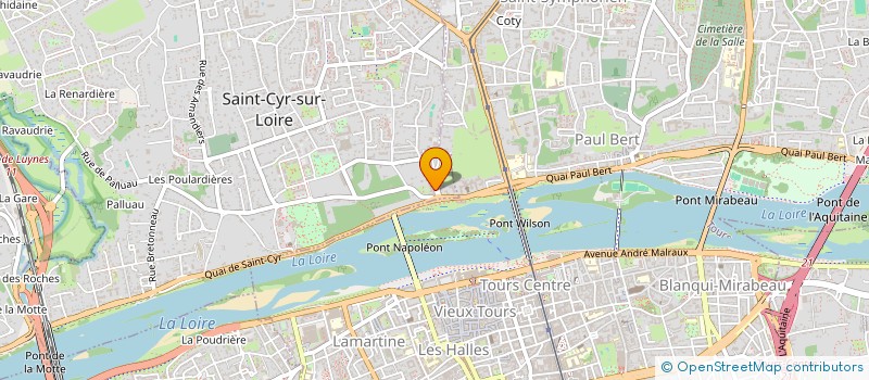 localisation de l'entreprise MONSIEUR ROMAIN GOUSSAIRE  SAINT-CYR-SUR-LOIRE