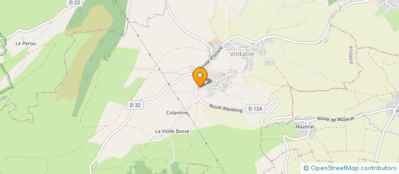 localisation de l'entreprise MONSIEUR ROMAIN GOUTAY  VODABLE