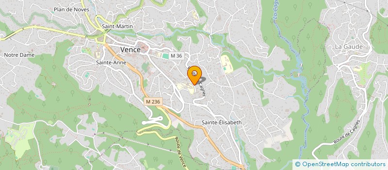 localisation de l'entreprise MONSIEUR ROMAIN GRACY à VENCE