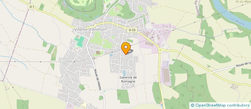 localisation de l'entreprise MONSIEUR ROMAIN GRANGE  VILLETTE-D'ANTHON