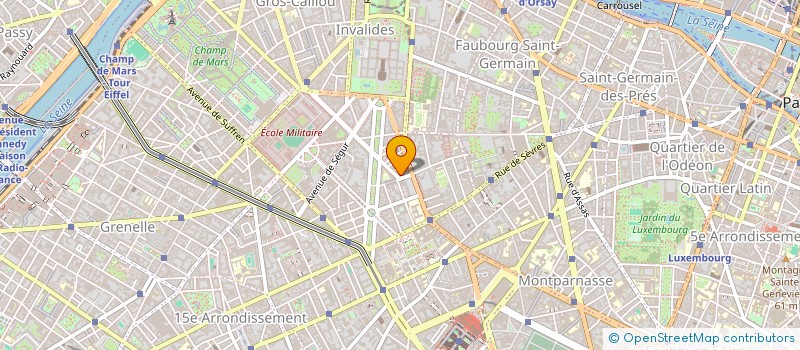 localisation de l'entreprise MONSIEUR ROMAIN GRANGER  PARIS