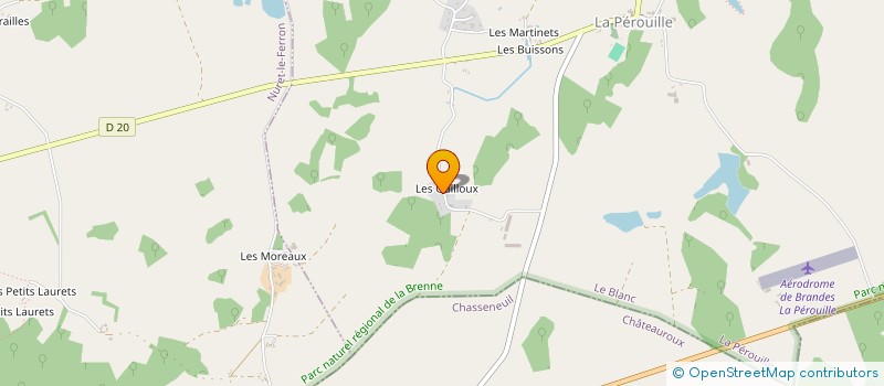 localisation de l'entreprise MONSIEUR ROMAIN GRANIER à LA PEROUILLE