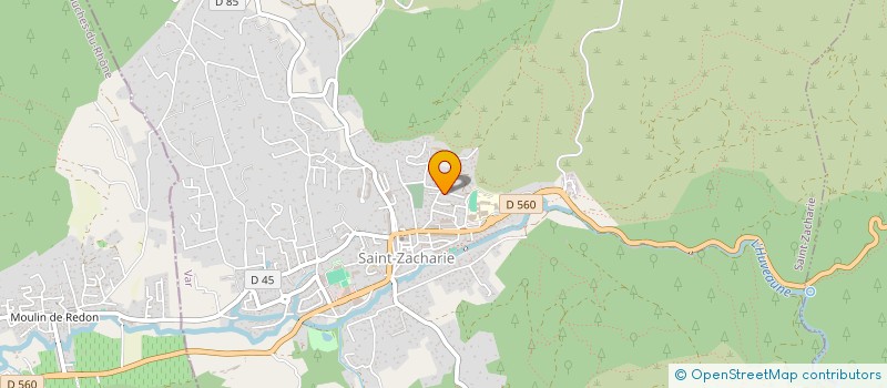 localisation de l'entreprise MONSIEUR ROMAIN GRAS  SAINT-ZACHARIE