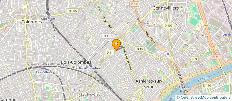 localisation de l'entreprise MONSIEUR ROMAIN GREARD à ASNIERES-SUR-SEINE