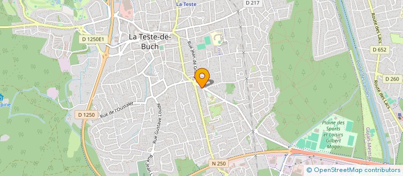 localisation de l'entreprise MONSIEUR ROMAIN GRENON  LA TESTE-DE-BUCH