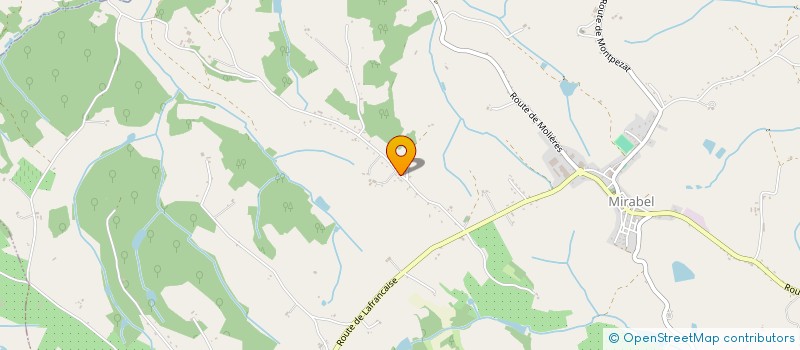 localisation de l'entreprise MONSIEUR ROMAIN GRENOUILLAC  MIRABEL