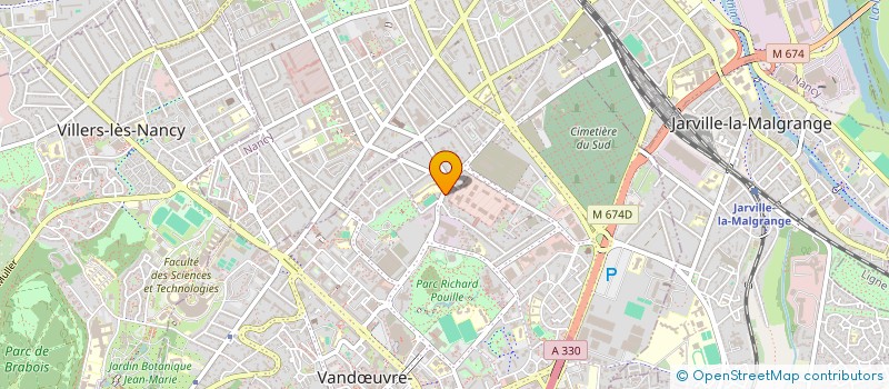 localisation de l'entreprise MONSIEUR ROMAIN GRIMM  VANDUVRE-LES-NANCY