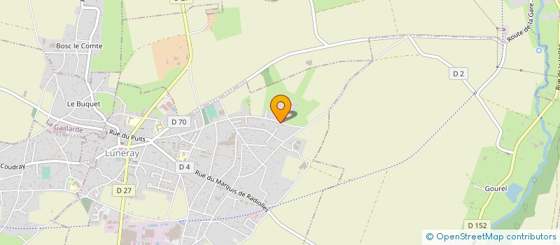 localisation de l'entreprise MONSIEUR ROMAIN GRINDEL  LUNERAY