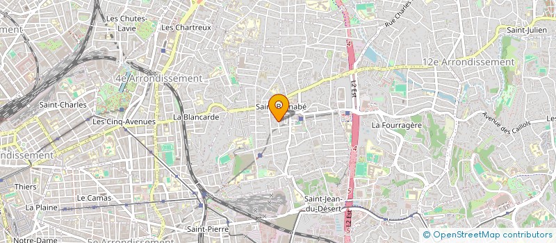 localisation de l'entreprise MONSIEUR ROMAIN GRISOLI  MARSEILLE
