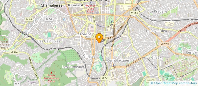 localisation de l'entreprise MONSIEUR ROMAIN GROBOST  CLERMONT-FERRAND