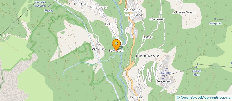 localisation de l'entreprise MONSIEUR ROMAIN GROSSE  SAINTE-FOY-TARENTAISE