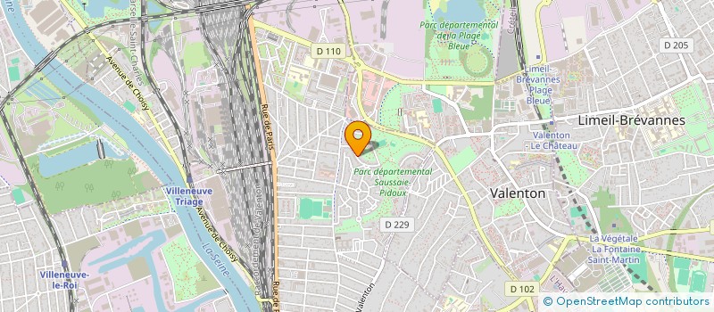 localisation de l'entreprise MONSIEUR ROMAIN GROSSI  VILLENEUVE-SAINT-GEORGES