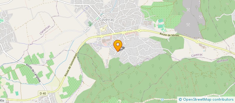 localisation de l'entreprise MONSIEUR ROMAIN GUEGAIN  CAVEIRAC