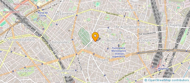 localisation de l'entreprise MONSIEUR ROMAIN GUEGAN  PARIS