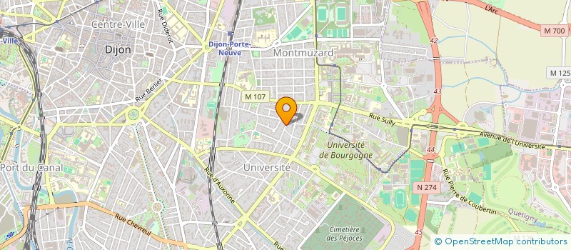 localisation de l'entreprise MONSIEUR ROMAIN GUENIN à DIJON