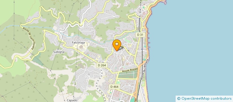 localisation de l'entreprise MONSIEUR ROMAIN GUERRINI à BASTIA