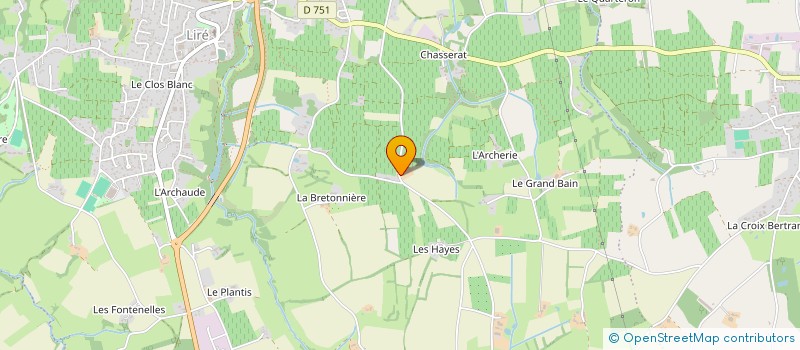 localisation de l'entreprise MONSIEUR ROMAIN GUERY  OREE D'ANJOU